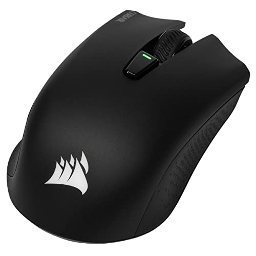 CORSAIR HARPOON WIRELESS RGB Lightweight FPS/MOBA Gaming Mouse – 10,000 DPI – 6 Programmable Buttons – Low-Latency Bluetooth – iCUE Compatible – PC, Mac, PS5, PS4, Xbox – Black