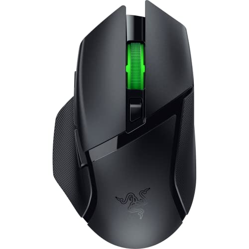 Razer Basilisk V3 X HyperSpeed - Customizable Wireless Gaming Mouse (Iconic Ergonomic Form with 9 Customisable Controls, HyperSpeed Wireless, 5G Advanced 18K Optical Sensor, Chroma RGB) Black