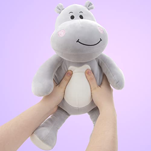 abeec Supersoft Hippo Teddy - Teddy Bear - Soft Toys For Babies - Plush Toys - Stuffed Animal - Gifts For Girls - Gifts For Boys - Baby Teddy For Newborn