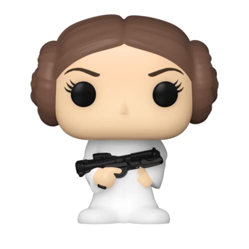 Funko Bitty POP! Star Wars - Princess Leia™, R2-D2™, C-3PO™ and A Surprise Mystery Mini Figure - 0.9 Inch (2.2 Cm) Collectable - Stackable Display Shelf Included - Gift Idea - Party Bags Stocking