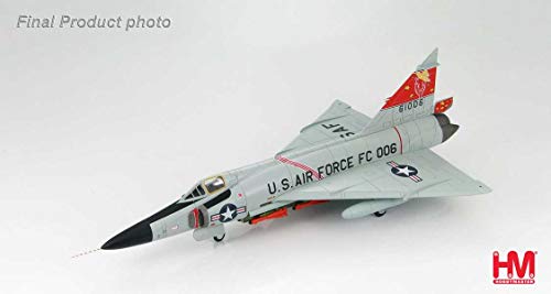 HOBBY MASTER F-102A-55-CO Delta Dagger 431 FIS Zaragoza Air Base Spain April 1962 Red Devils 1/72 diecast plane model aircraft