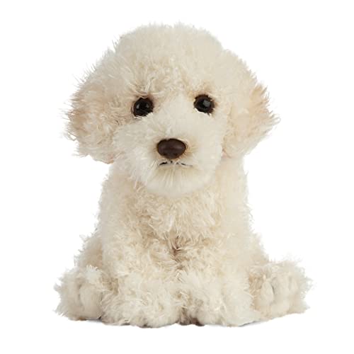 Living Nature Labradoodle Puppy, Realistic Soft Cuddly Dog Toy, Naturli Eco-Friendly Plush, 16cm