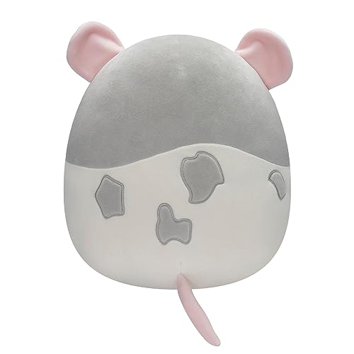 Squishmallows Original 12-Inch - Rusty the Grey and White Rat