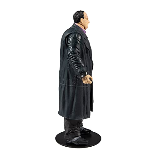 McFarlane Toys, 7-Inch DC Batman The Penguin Action Figure with 22 Moving Parts, Collectible DC Batman Movie Figure with Stand Base and Unique Collectible Character Card – Ages 12+