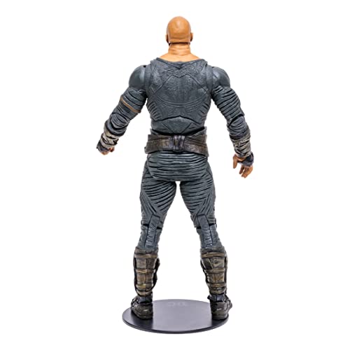 McFarlane Toys, 7-Inch DC Black Adam Action Figure with 22 Moving Parts, Collectible DC Black Adam Movie Figure with Throne, Stand Base and Unique Collectible Character Card – Ages 12+