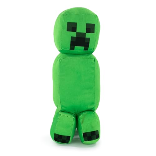 Plush Minecraft Video Game Characters - Enderman, Camel, Ocelot, Pig, Steve, Alex, Creeper, Wolf - Sizes according to Model - Super Soft Quality (Creeper)