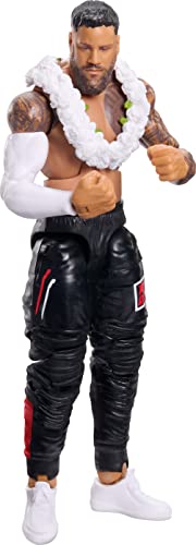 Mattel WWE Elite Action Figure SummerSlam Jey USO with Accessory and Mr. Perfect Build-A-Figure Parts (HPB26)