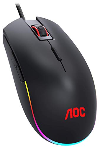 AOC GM500 Gaming Mouse - 5,000 DPI - Omron switches - adjustable RGB effects