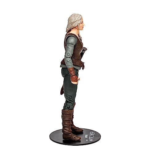 McFarlane Toys, The Witcher Ciri & Geralt of Rivia (Season 3) 7in Action Figure 2pk, Ages 12+