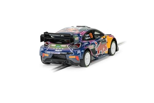 Scalextric Hornby Hobbies LTD C4448 Ford Puma WRC-Sebastian Loeb Slot-Cars Street and Rally, Purple, 1:32 Scale