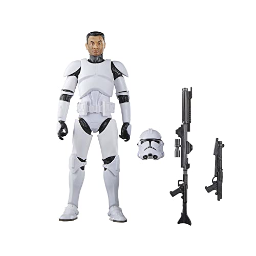 Star Wars The Black Series Phase II Clone Trooper, Star Wars: The Clone Wars 6-Inch Action Figures