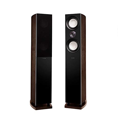 Fluance Reference Surround Sound Home Theater 7.1 Channel Speaker System including 3-Way Floorstanding Towers, Center Channel, Surrounds, Rear Surrounds and DB10 Subwoofer - Natural Walnut (X871WR)