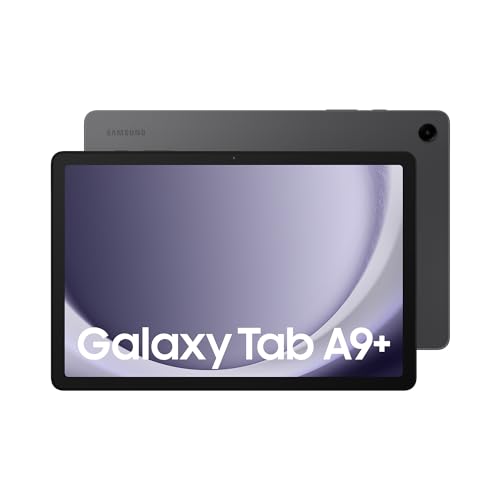 Samsung Galaxy Tab A9+ Android Tablet, 64GB Storage, Large Display, 3D Sound, Graphite, 3 Year Manufacturer Extended Warranty (UK Version)