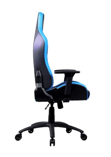 Oversteel - DIAMOND Professional Gaming Chair Leatherette, 3D Armrests, Height Adjustable, Reclining 180º, Gas Piston Class 4, Up to 150Kg, Color Blue