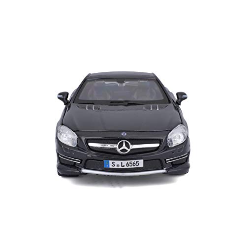 Bburago 18-21066 Mercedes-Benz SL 65 AMG Hardtop Diecast Model Kit, Black, 1:24 Scale