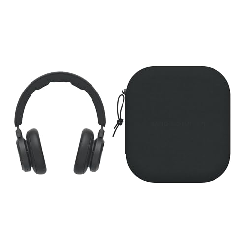 Bang & Olufsen Beoplay HX - Premium Wireless Bluetooth Over-Ear Active Noise Cancelling Headphones, 6 Microphones, Playtime Up to 40 Hours, Headset with Carrying Case - Black Anthracite