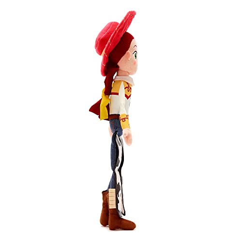 Disney Store Official Jessie Medium Soft Toy, Toy Story, 45cm/17”, Plush Cuddly Character, Yodelling Cowgirl Standing, with Embroidered Details and Soft Feel Finish