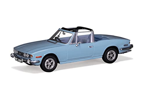 Triumph Stag Mk1 Pre-Production Car (LD17) Wedgewood Blue - Corgi Vangaurds Diecast Model