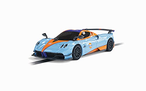 Scalextric C4335 Pagani Huayra BC Roadster - Gulf Edition, Blue/Orange