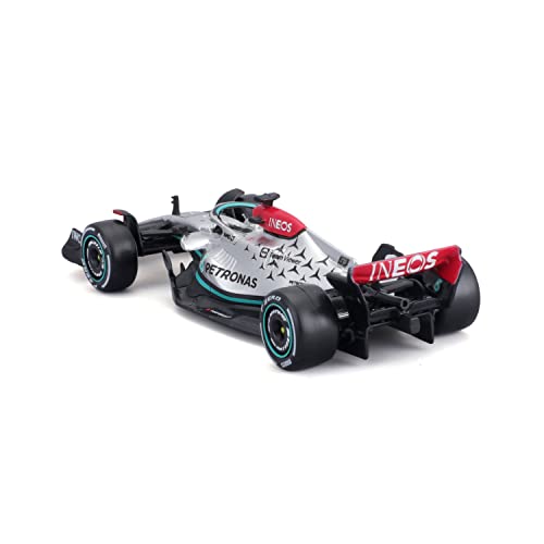 Bburago B18-38065R Formula 1 MB W13 E Performance F1 (2022) Russell 1:43 Scale Die-Cast Collectible Race Car, Assorted Colours