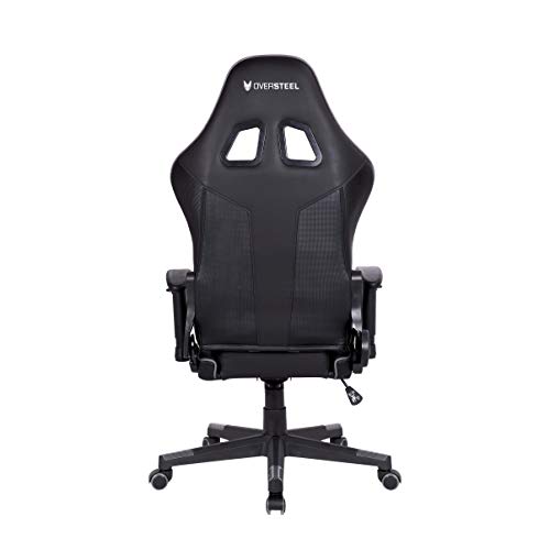 Oversteel - ULTIMET Professional Gaming Chair Leatherette, 2D Armrests, Height Adjustable, Reclining Backrest 180º, Gas Piston Class 3, Up to 120Kg, Gray