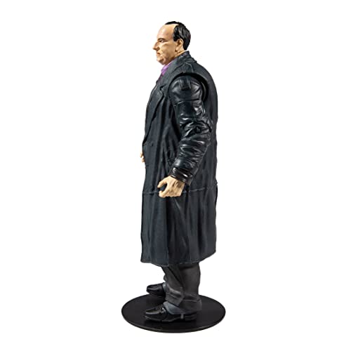 McFarlane Toys, 7-Inch DC Batman The Penguin Action Figure with 22 Moving Parts, Collectible DC Batman Movie Figure with Stand Base and Unique Collectible Character Card – Ages 12+