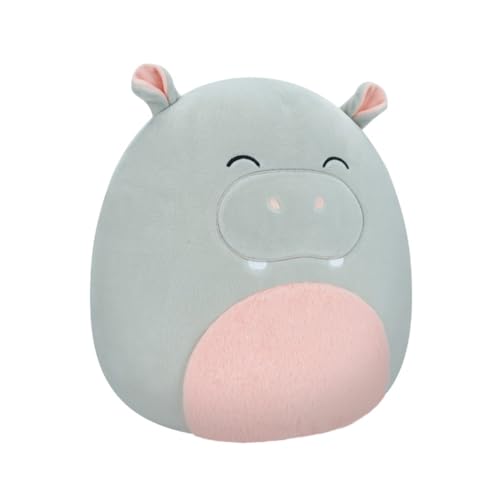 Squishmallows SQCR04133 Harrison - Grey Hippo 12"