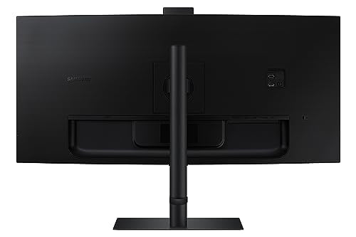 Samsung LS34C652VAUXXU WQHD Viewfinity S6 34" Monitor with Webcam - 3440x1440, 1000R Curved, Speakers, USB-C, LAN, Height Adjust