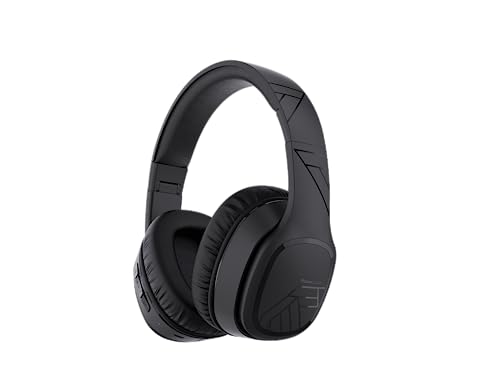 PowerLocus Wireless Headphones Over Ear, Bluetooth Headphones Over Ear, 50 Hours Playtime, Foldable Headphones with Built-in Microphone, Hi-Fi Stereo, Lightweight and Wired Mode for Phone Travel PC