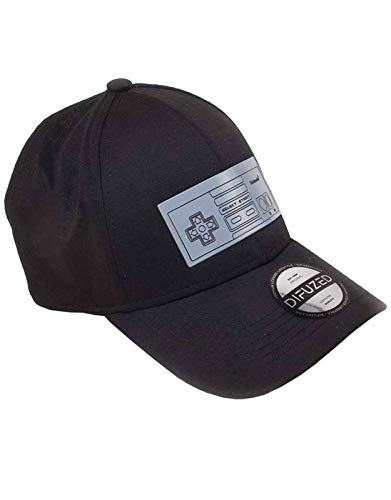 Difuzed Compatible with Nintendo - NES Curved Bill Cap Grey