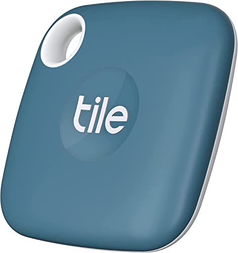 Tile Mate (2022) Bluetooth Item Finder, 1 Pack, 60m finding range, works with Alexa & Google Home, iOS & Android Compatible, Find your Keys, Remotes & More, Canyon Blue