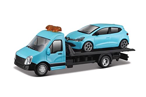 Bburago B18-31400 StreetFire Tow Truck Other License 1:43 STREET FIRE FLATBED TRANSPORT, Assorted Designs and Colours, Medium