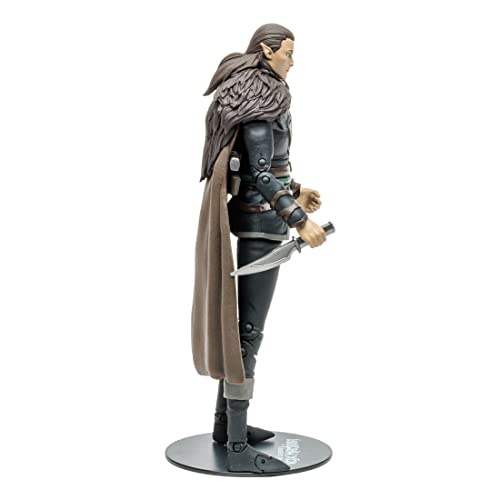 McFarlane Toys, 7-Inch Critical Role Vox Machina Vax’Ildan Action Figure with 22 Moving Parts, Collectible Critical Role Figure with Collectors Stand Base – Ages 14+