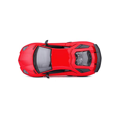 Bburago B18-21079 Jaguar 1:24 Lamborghini AVENDTADOR, Red