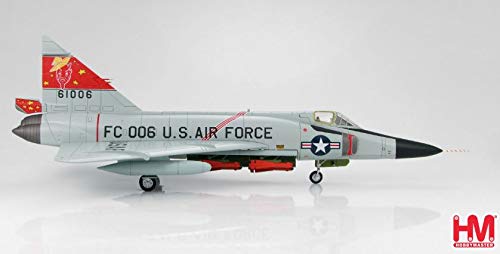 HOBBY MASTER F-102A-55-CO Delta Dagger 431 FIS Zaragoza Air Base Spain April 1962 Red Devils 1/72 diecast plane model aircraft