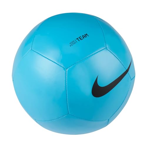 NIKE DH9796-410 Pitch Team Recreational soccer ball Unisex Adult BLUE FURY/BLACK Size 5