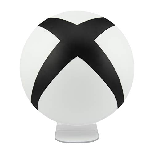 Paladone Xbox Lamp | 3D Iconic Night Light USB Or Battery Powered | Ideal for Bedrooms, Office, Study, Dining Room Logo | ABS Plastic, Black/White