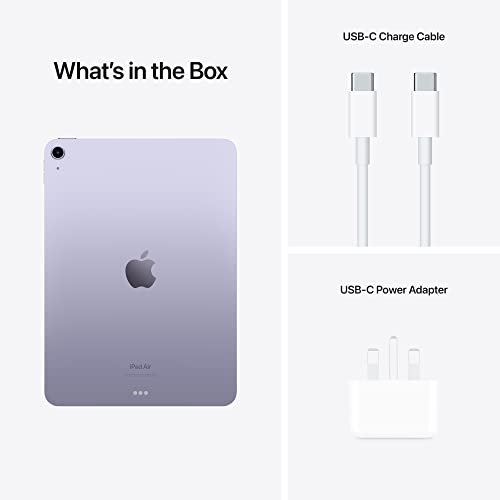Apple 2022 10.9-inch iPad Air (Wi-Fi, 256GB) - Purple (5th Generation)
