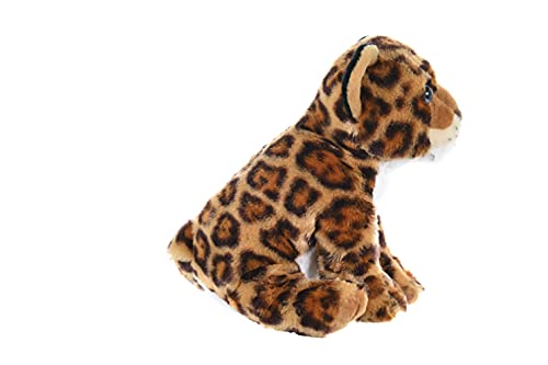 Wild Republic 19353 Jaguar Cub Plush Soft, Cuddlekins Cuddly Toys, Gifts for Kids 30 cm,Blue