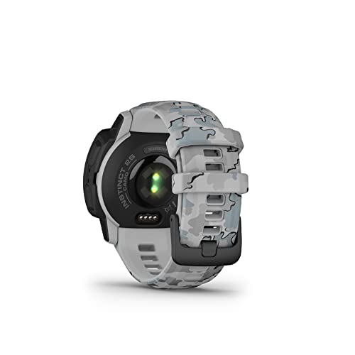Garmin Instinct 2S, Smaller Rugged GPS Smartwatch, Built-in Sports Apps and Health Monitoring, Ultratough Design Features, Mist Camo