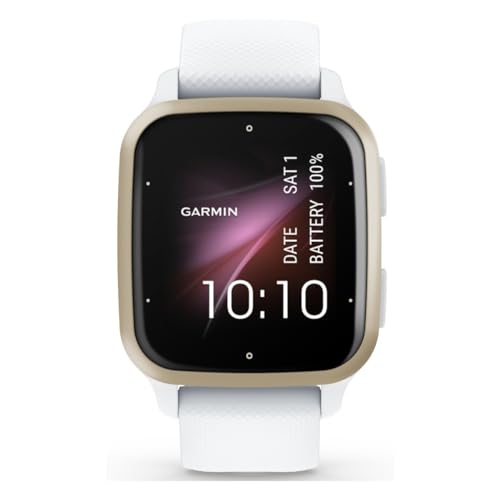Garmin Venu Sq 2, AMOLED GPS Smartwatch with All-day Health Monitoring and Fitness Features, Built-in Sports Apps and More, Square Design Smartwatch with up to 11 days battery life, White
