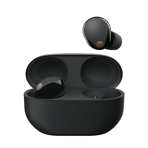 Sony WF-1000XM5 Wireless Noise Cancelling Earbuds, Bluetooth, In-Ear Headphones with Microphone, Up to 24 hours battery life and Quick Charge, IPX4 rating, Works with iOS & Android - Black