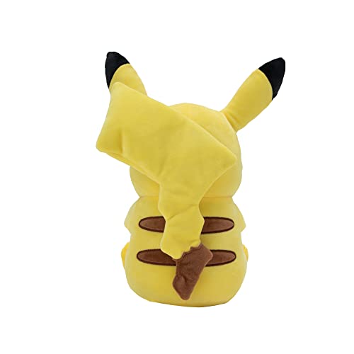Pokémon PKW3106 Official & Premium Quality 12-inch Pikachu Adorable, Ultra-Soft, Plush Toy, Perfect for Playing & Displaying-Gotta Catch ‘Em All, Black