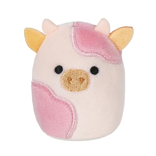 Squishville by Original Squishmallows Cow Squad Plush - Four 2-Inch Squishmallows Plush Including Reshma, Candess, Calton, and 1 Surprise - Toys for Kids