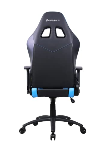 Oversteel - DIAMOND Professional Gaming Chair Leatherette, 3D Armrests, Height Adjustable, Reclining 180º, Gas Piston Class 4, Up to 150Kg, Color Blue