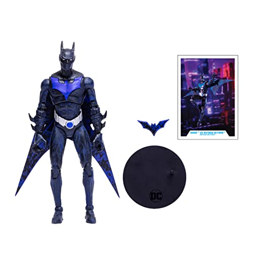 McFarlane Toys, DC Multiverse Inque as Batman Beyond 7-inch Action Figure with 22 Moving Parts, Collectible DC Batman Figure with Unique Collector Character Card – Ages 12+