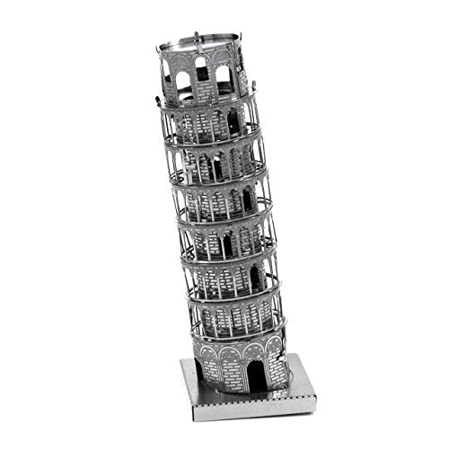 Metal Earth Leaning Tower of Pisa 3D Metal Model Kit Bundle with Tweezers Fascinations