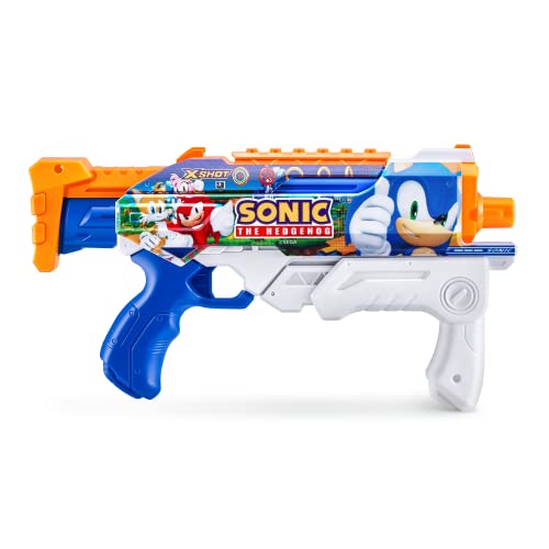 XShot Water Fast-Fill Skins Sonic The Hedgehog Hyperload Water Blaster by ZURU