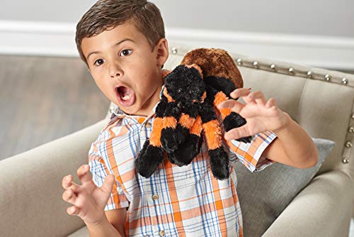 Wild Republic Tarantula Plush Soft Toy, Cuddlekins Cuddly Gifts for Kids ,Black,30 cm