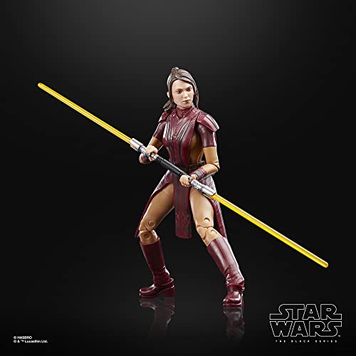 Star Wars Hasbro The Black Series Bastila Shan, Knights of the Old Republic Action Figures, Multicolor, Small, 15 cm